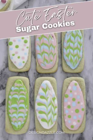 Cute easter sugar cookies