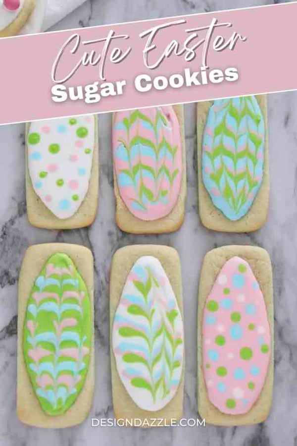 Cute easter sugar cookies