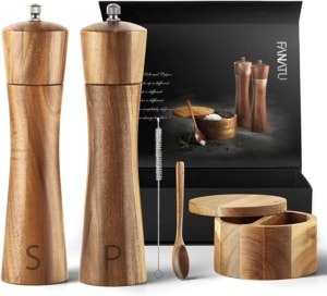 Wooden Salt and Petter Grinder Set