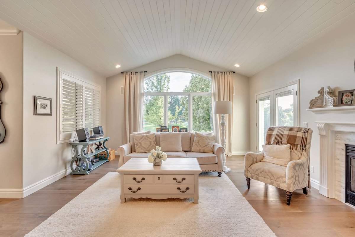 Family Room Reveal Before and After - Design Dazzle