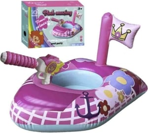 Princess pool float with water gun