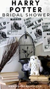 Is your bride to be a Harry Potter fanatic? This Harry Potter themed bridal shower will make her “Muggle to Mrs.” dreams come true!