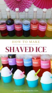If you're looking for the perfect inexpensive summertime treat for guests of all ages, then shaved ice is your answer!
