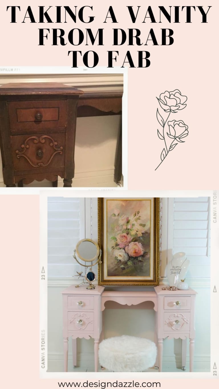 Taking a Vanity From Drab To Fab - Design Dazzle