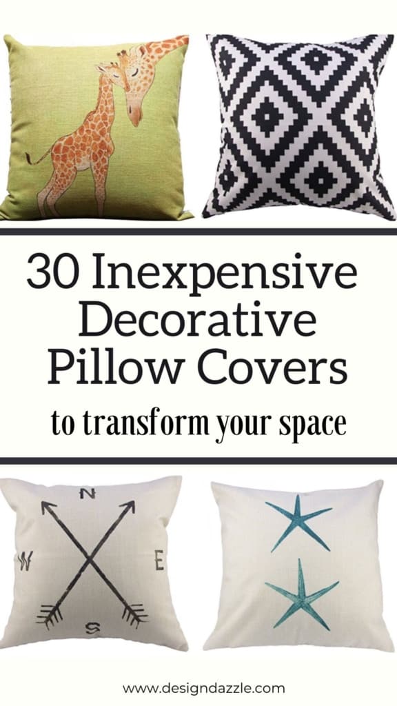 Pillows are the perfect way to freshen up your room without having to spend a lot of money. All 30 of these pillow covers are under $20!