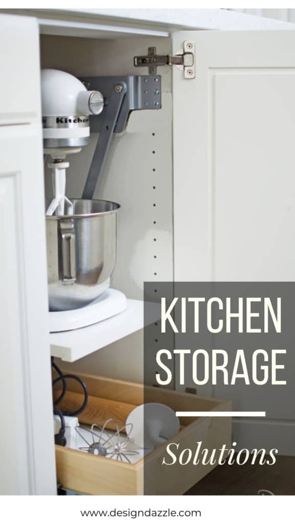 Keeping the numerous items in your kitchen organized can be a difficult task! Here are 10 Kitchen Storage Solutions to help keep your kitchen organized!