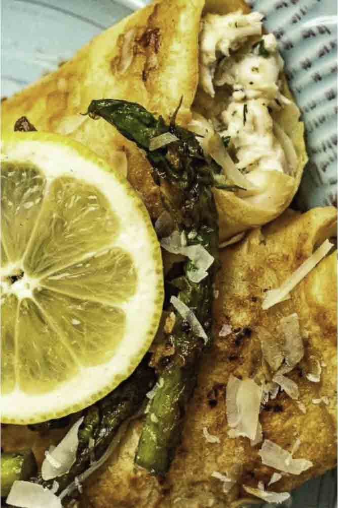 Chicken and Lemon Crepes
