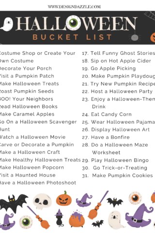 31 Days of Halloween Bucket List