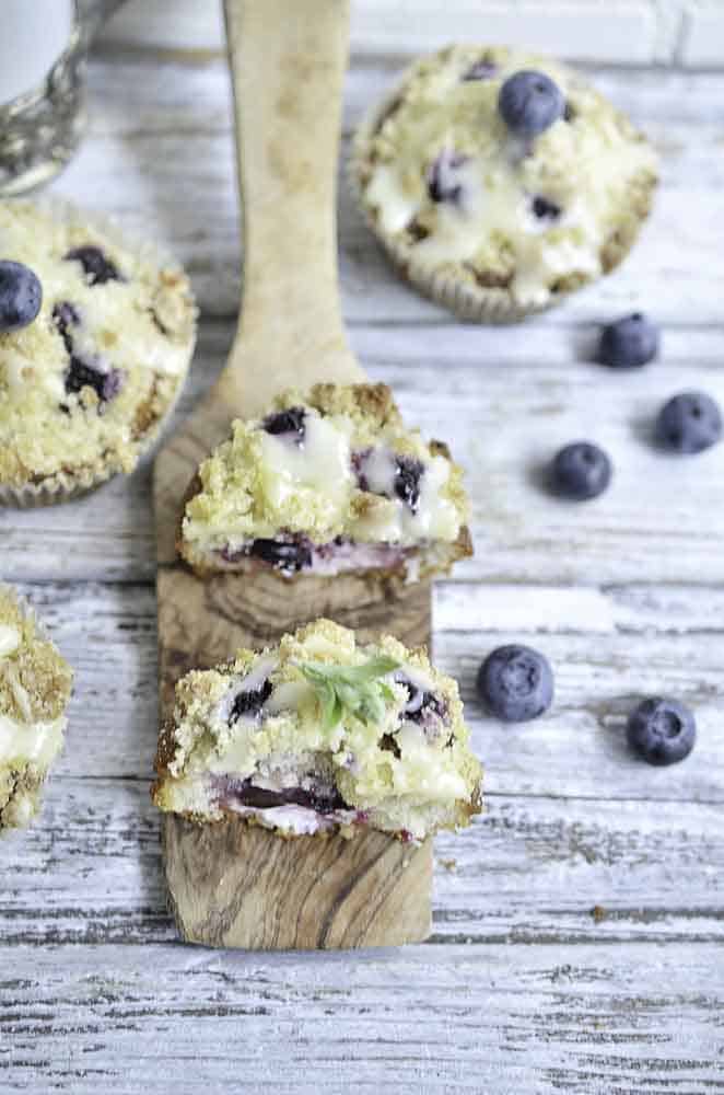 cream cheese blueberry muffin