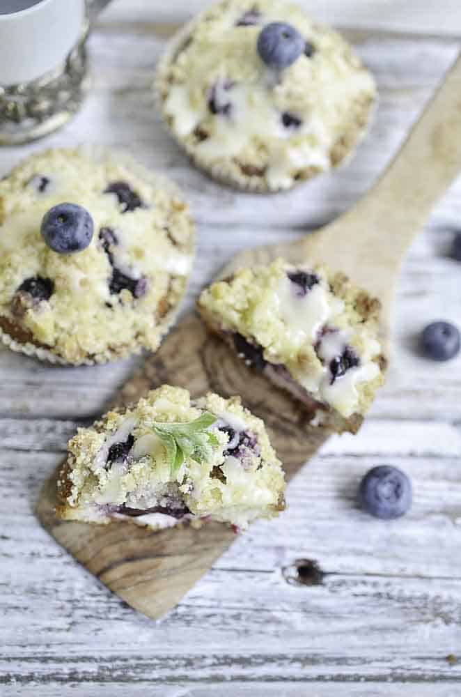 cream cheese blueberry muffin