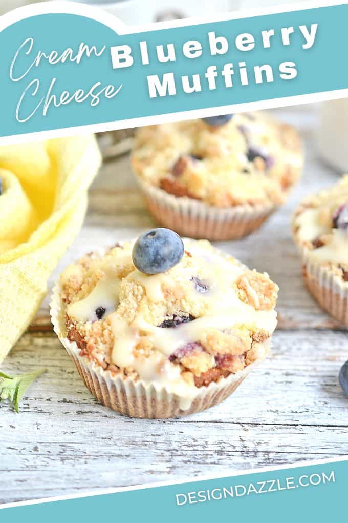 Cream Cheese Blueberry Muffins