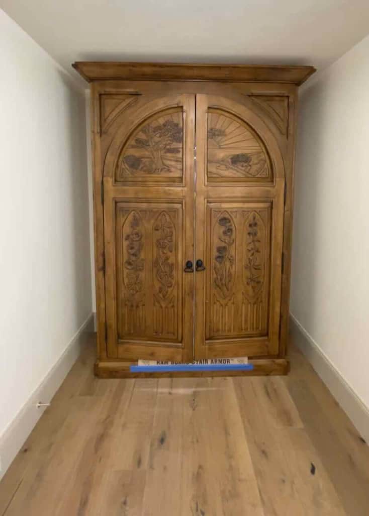 Narnia Inspired Secret Room behind the door