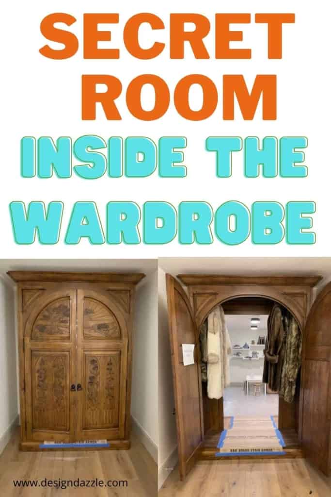 Secret Room inside the wardobe 1