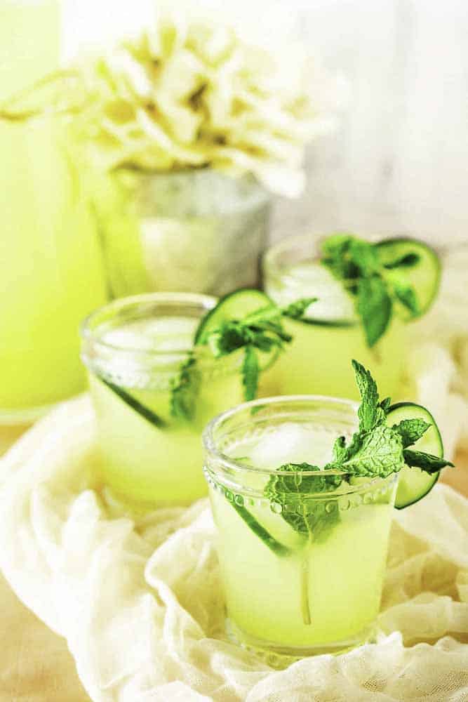cucumber mint lemonade 