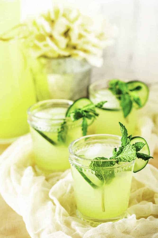 cucumber mint lemonade
