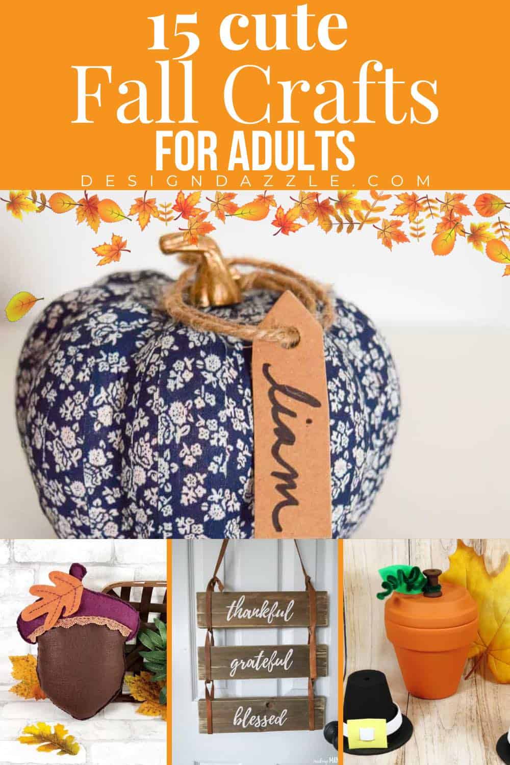 15 Fall Crafts for Adults - Design Dazzle