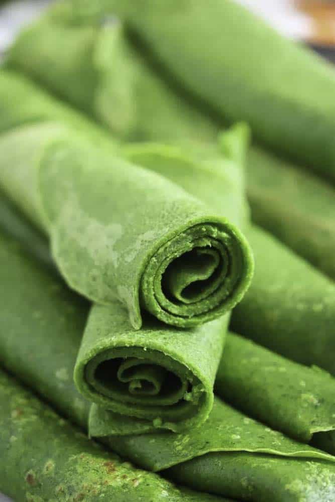 Wild Garlic Crepes