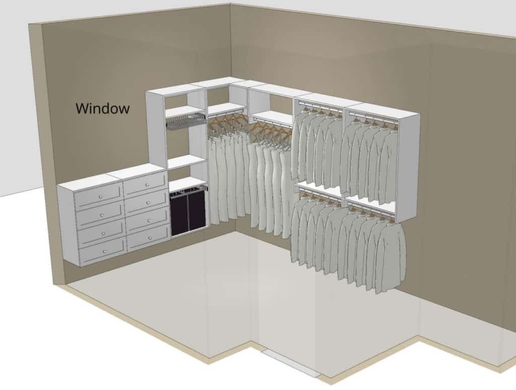 closet planning plan