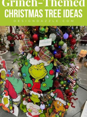 Grinch Themed Christmas Tree