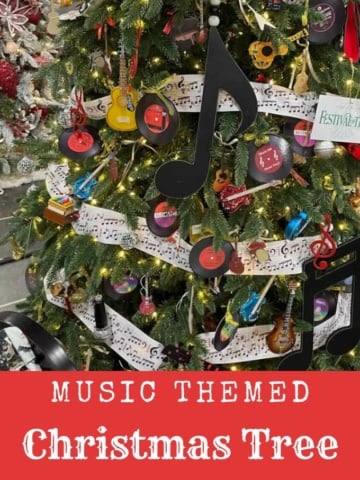 Music Themed Christmas Tree