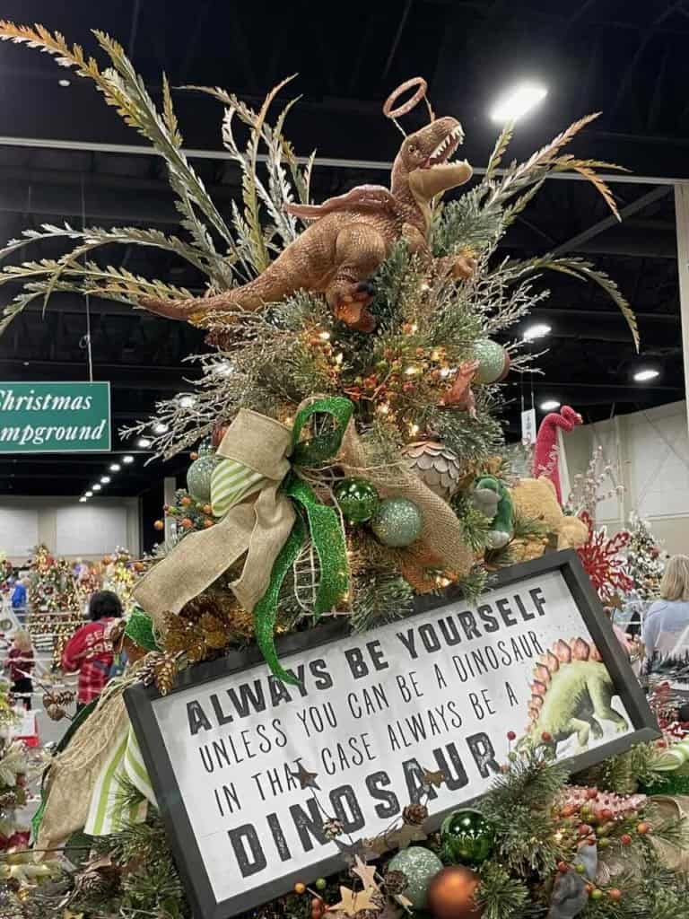 Dinosaur Christmas Tree