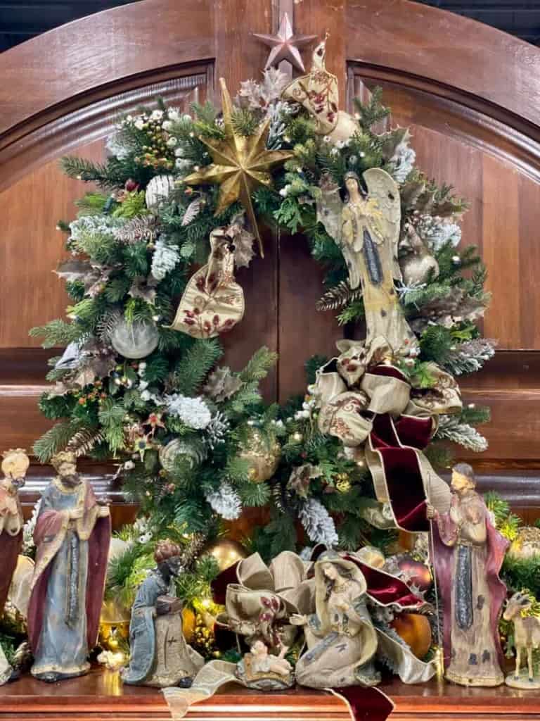 Christmas Star Wreath