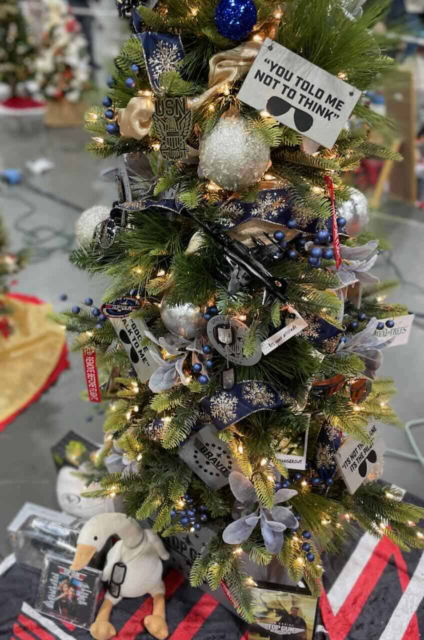 Top Gun Movie Themed Christmas Tree - Design Dazzle