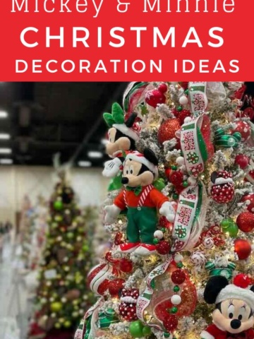 Mickey and Minnie Christmas Decor