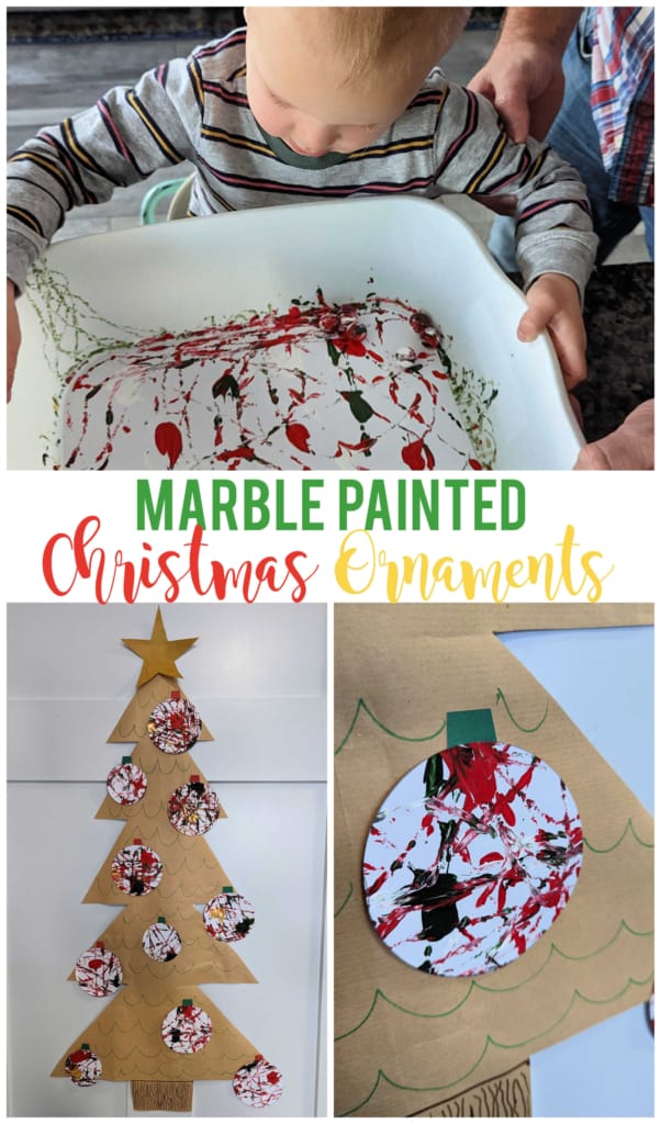 marble painted ornaments activity title