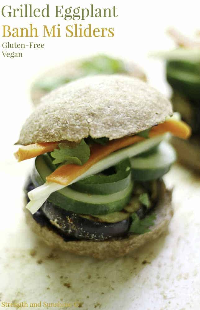 Grilled Eggplant Banh Mi Sliders