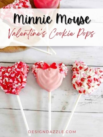 Minnie Mouse Cookie Pops Recipe