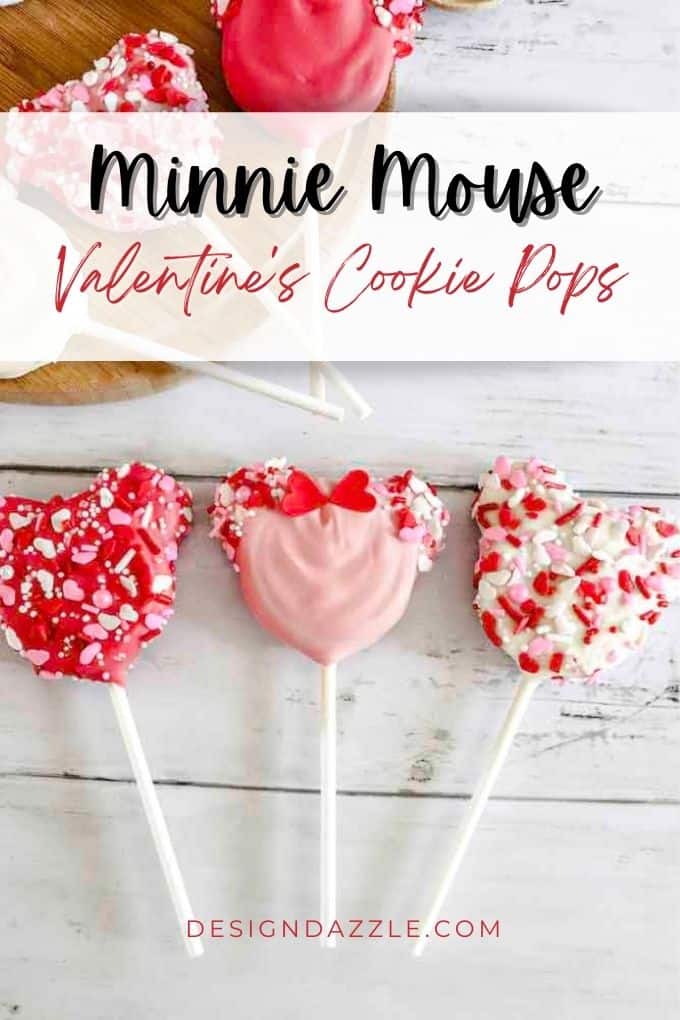 Minnie Mouse Cookie Pops