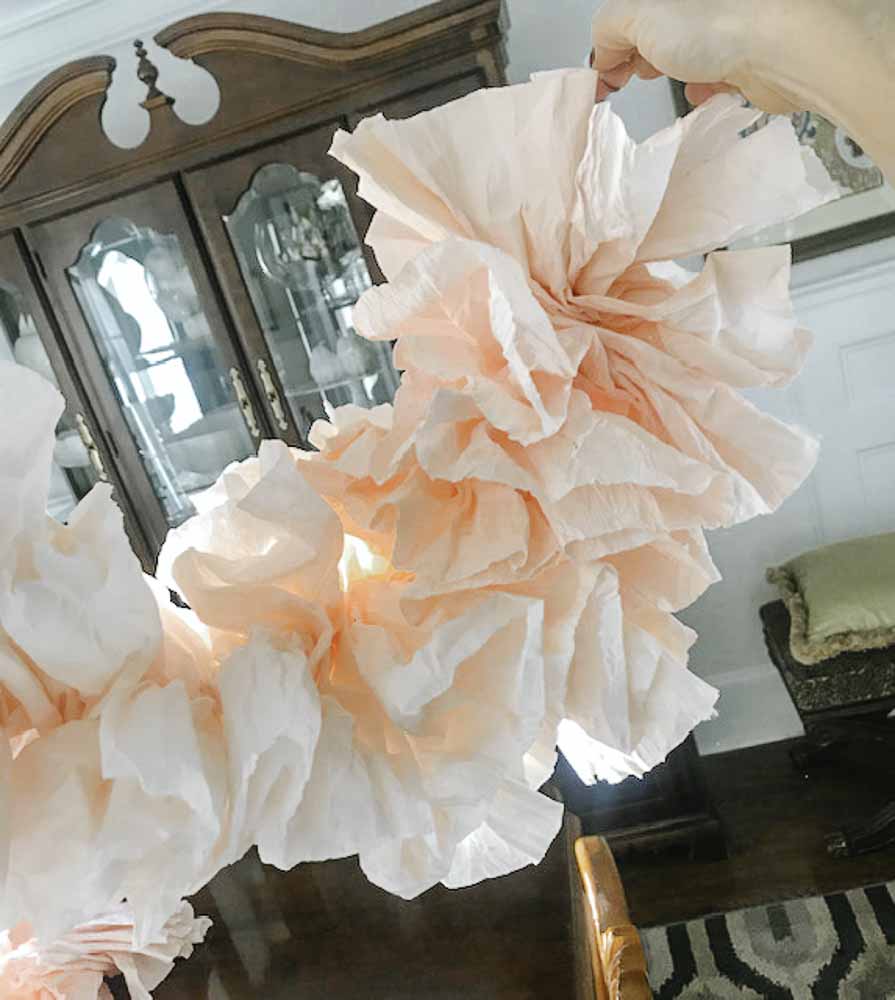 DIY Paper Ruffle Decor