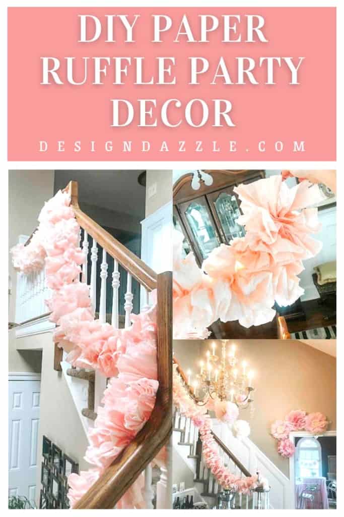 DIY Paper Ruffle Party Decor