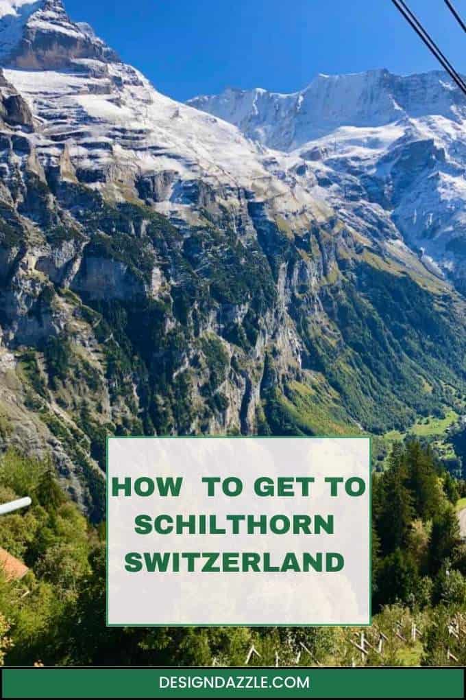 how to get to Schilthorn