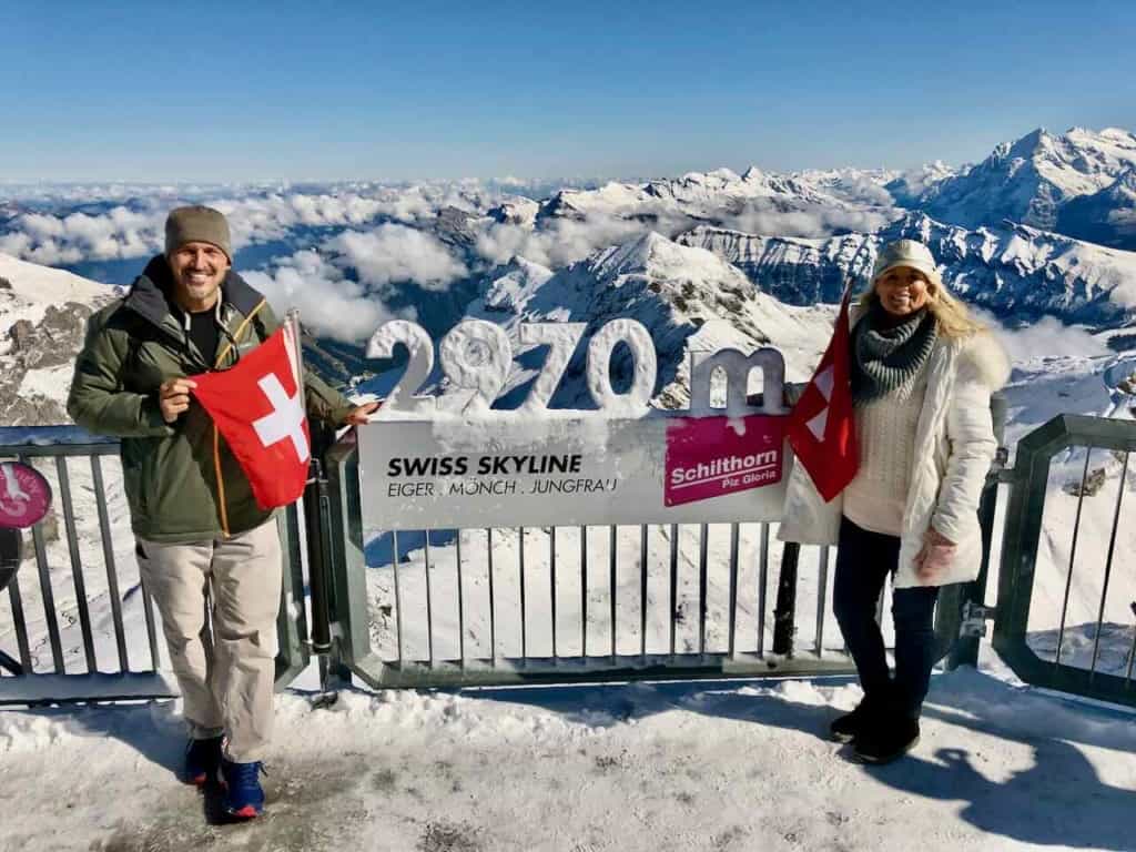 Views at Schilthorn Switzerland