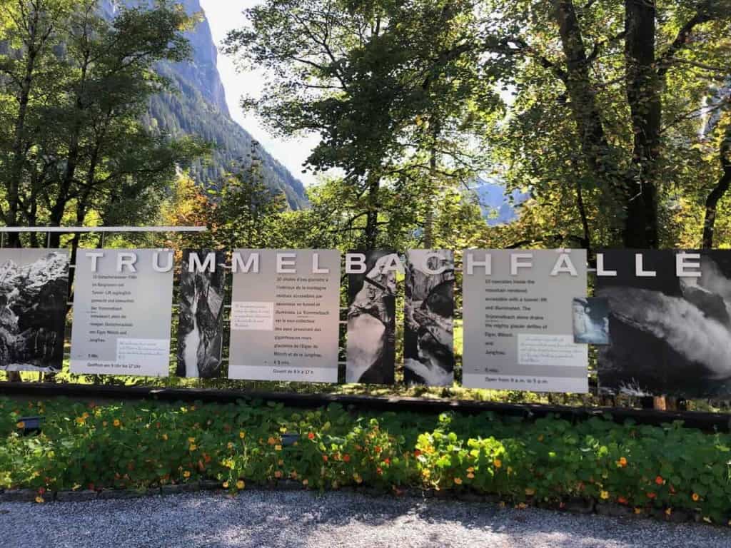 Trummelbachfalles in Lauterbrunnen