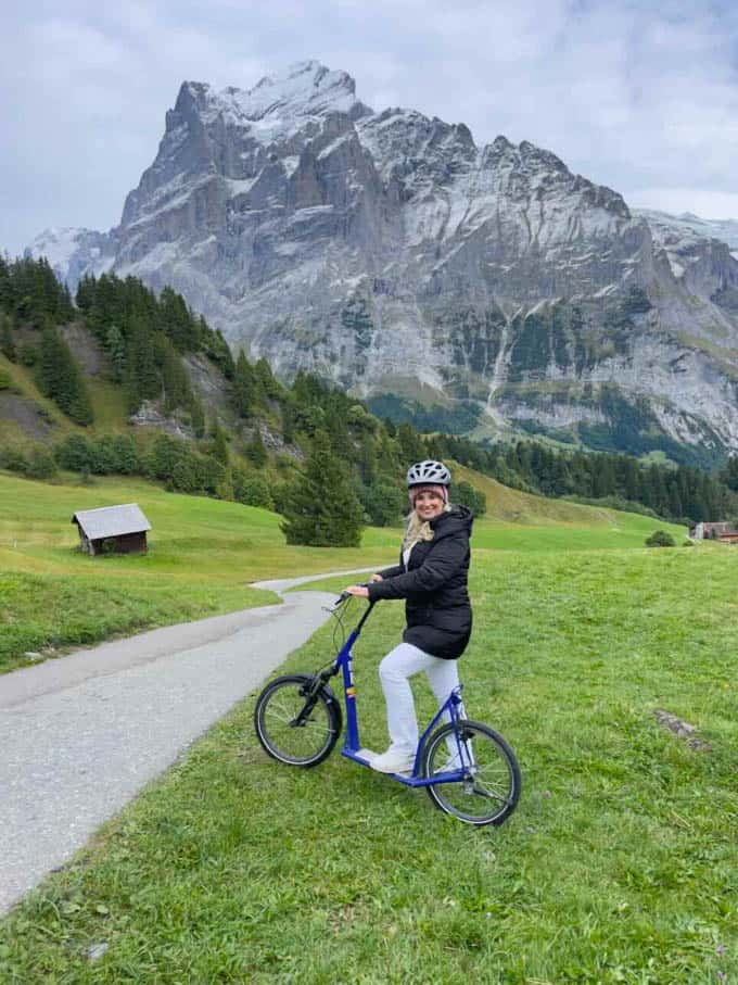 Trottibike Scooter Grindelwald-First in Switzerland