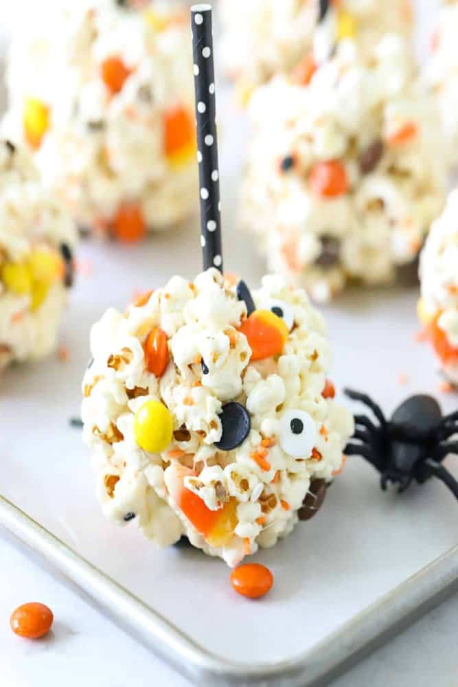 Easy Halloween Popcorn Balls Recipe