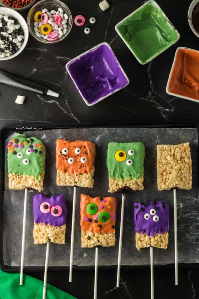 Easy Halloween Rice Crispy Treats Recipe