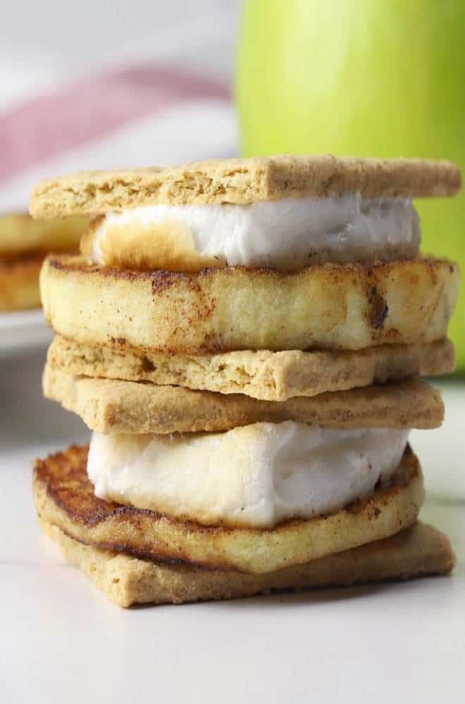 Grilled Apple Smores