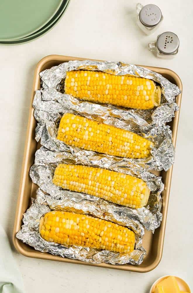 Grilled Corn On The Cob In Foil