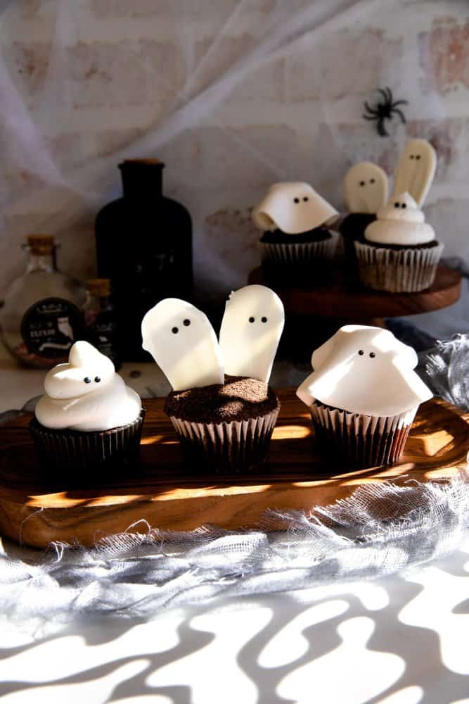 Halloween Ghost Cupcakes