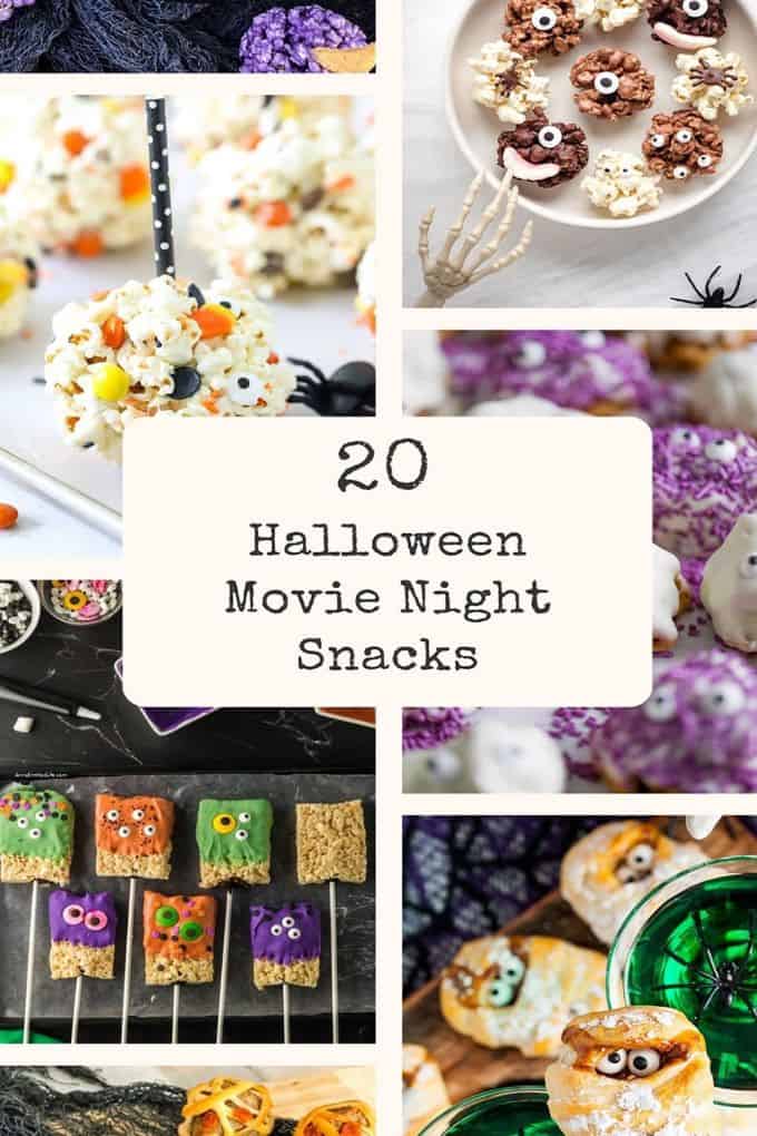 Halloween Movie Night Snacks