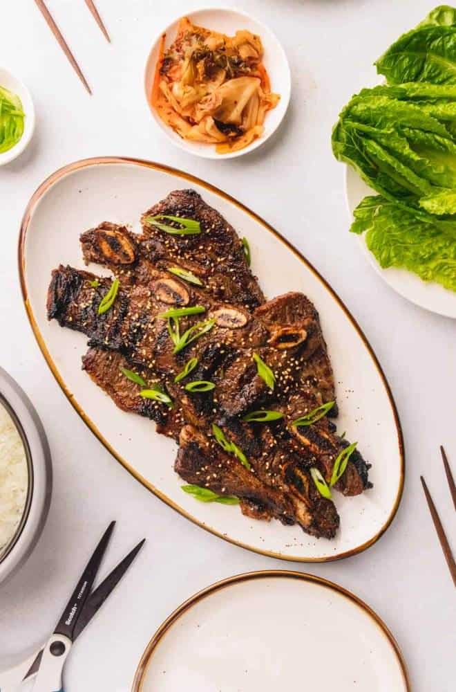 Korean Marinated Flanken Short Ribs