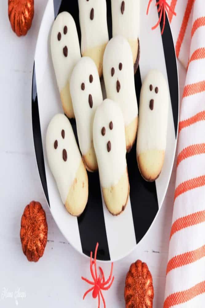 No Bake Milano Ghost Cookies