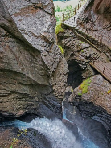 Trummelbach falls Lauterbrunnen Switzerland