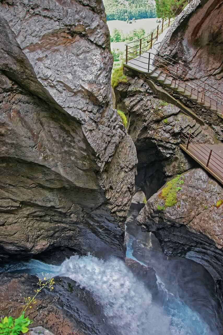 Trummelbach falls Lauterbrunnen Switzerland