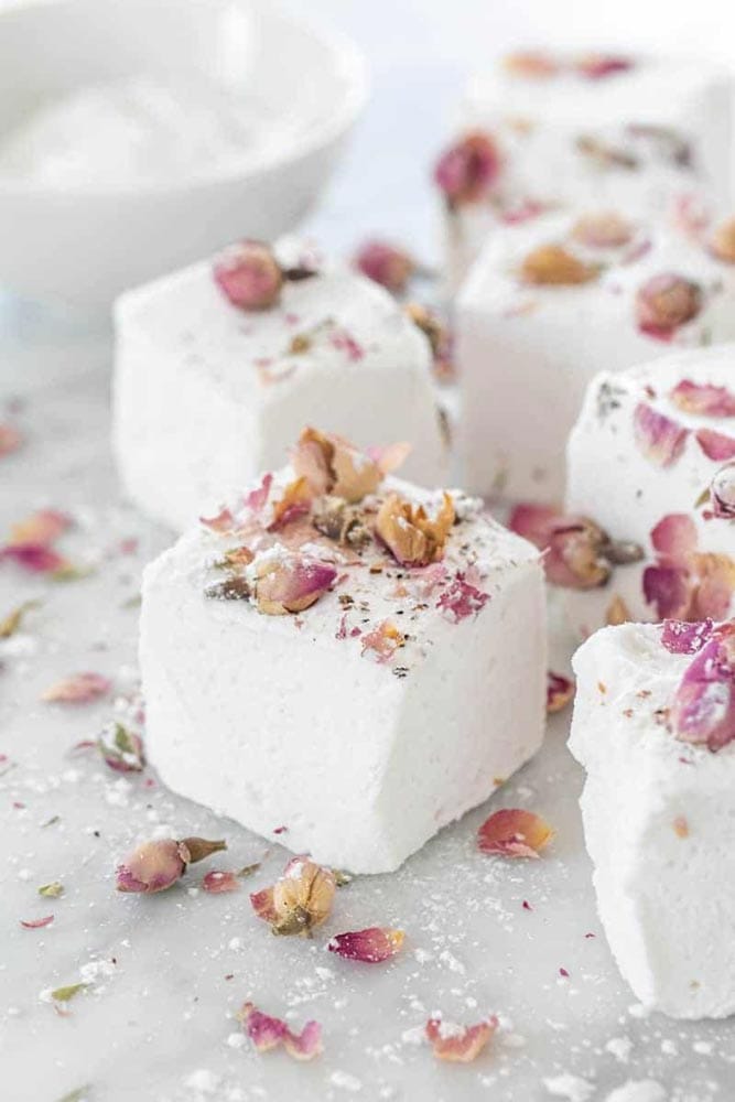 rose petal sweets