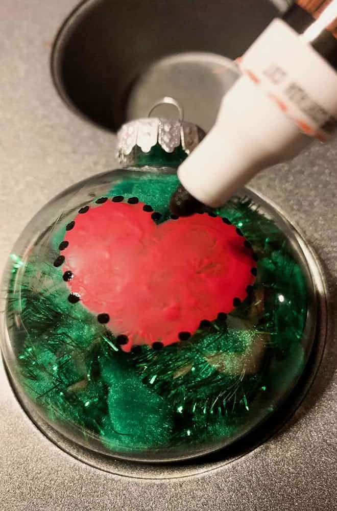 Grinch Christmas Ornament Craft